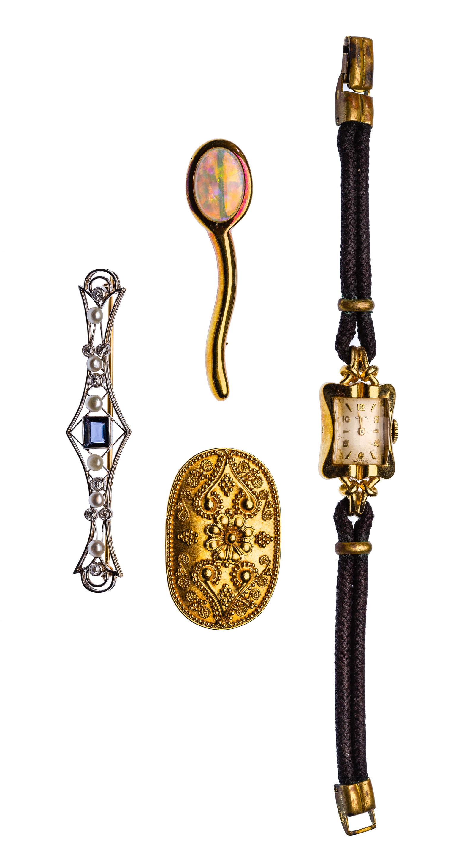 Platinum and 18k Yellow Gold Jewelry Assortment (1 of 4)