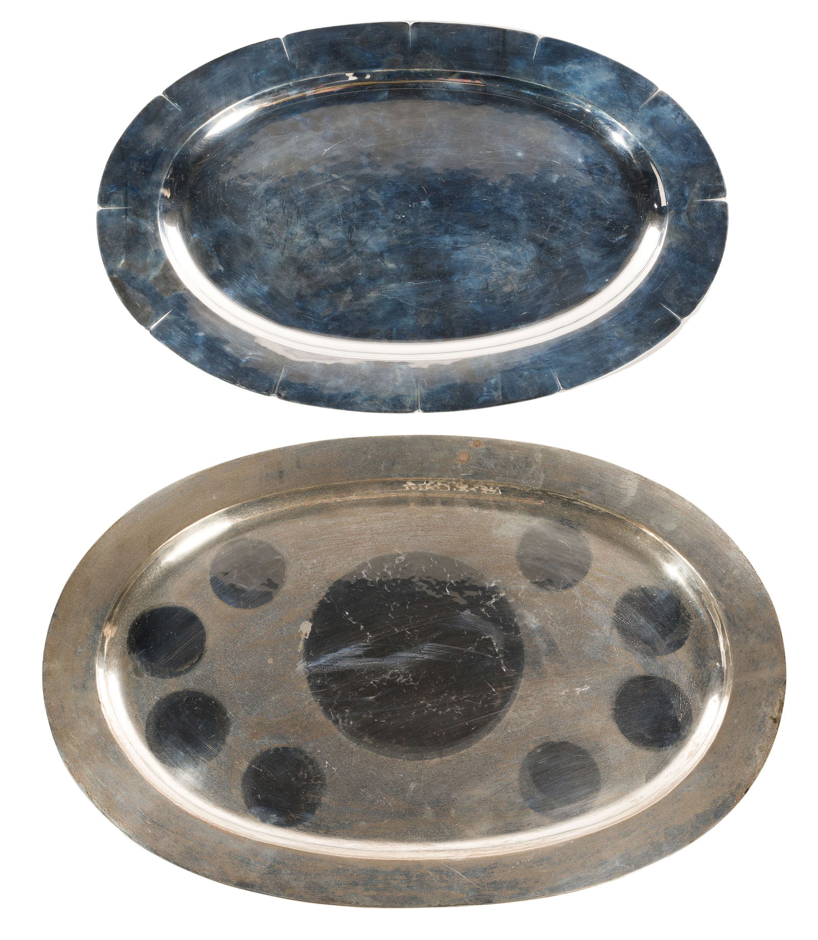 Porter Blanchard Sterling Silver Serving Trays (1 of 2)