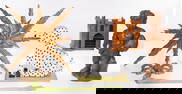 Decorative Wood Object Assortment