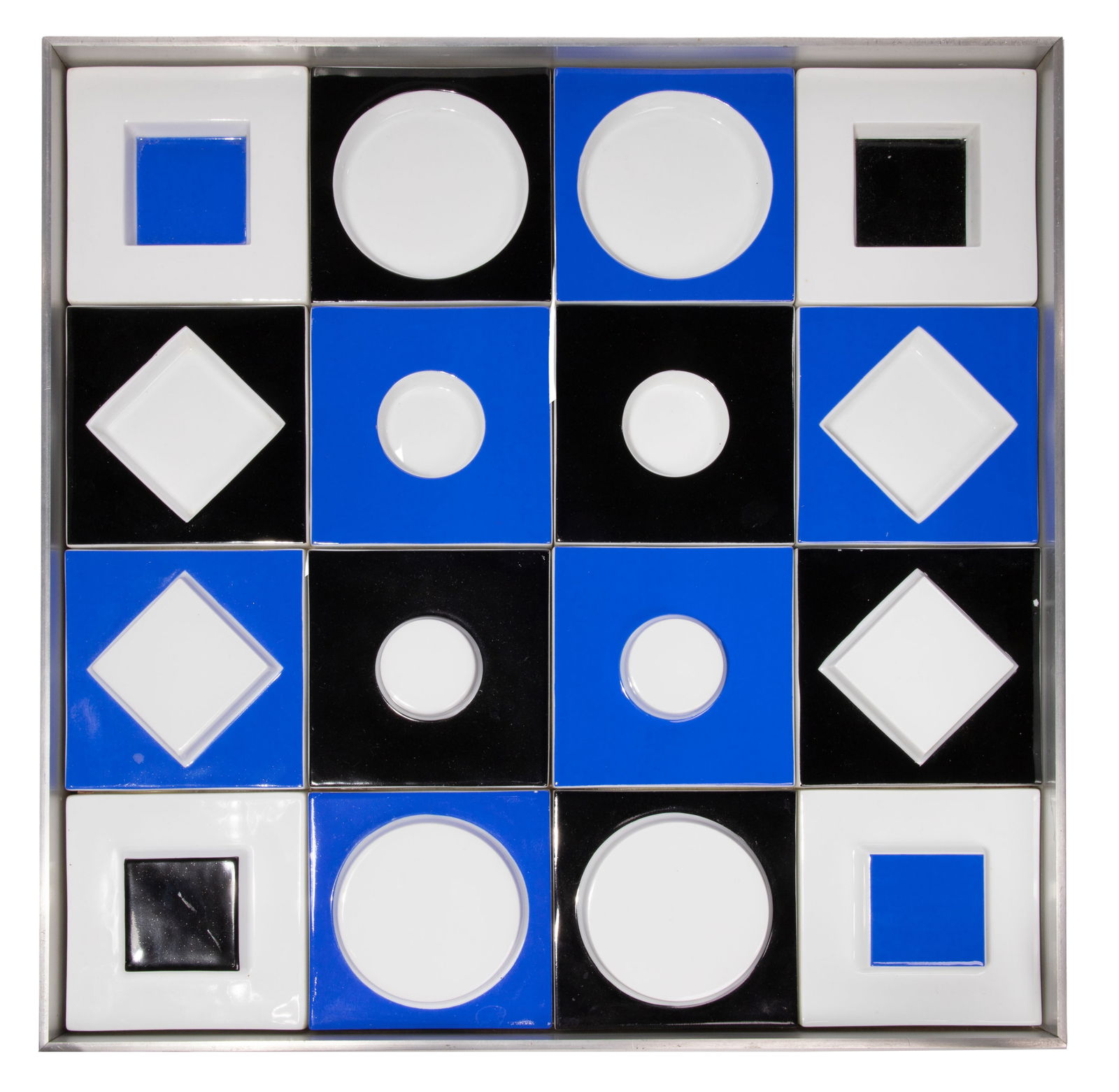 Victor Vasarely (French / Hungarian, 1906-1997) for Rosenthal Tile Plaque (1 of 7)