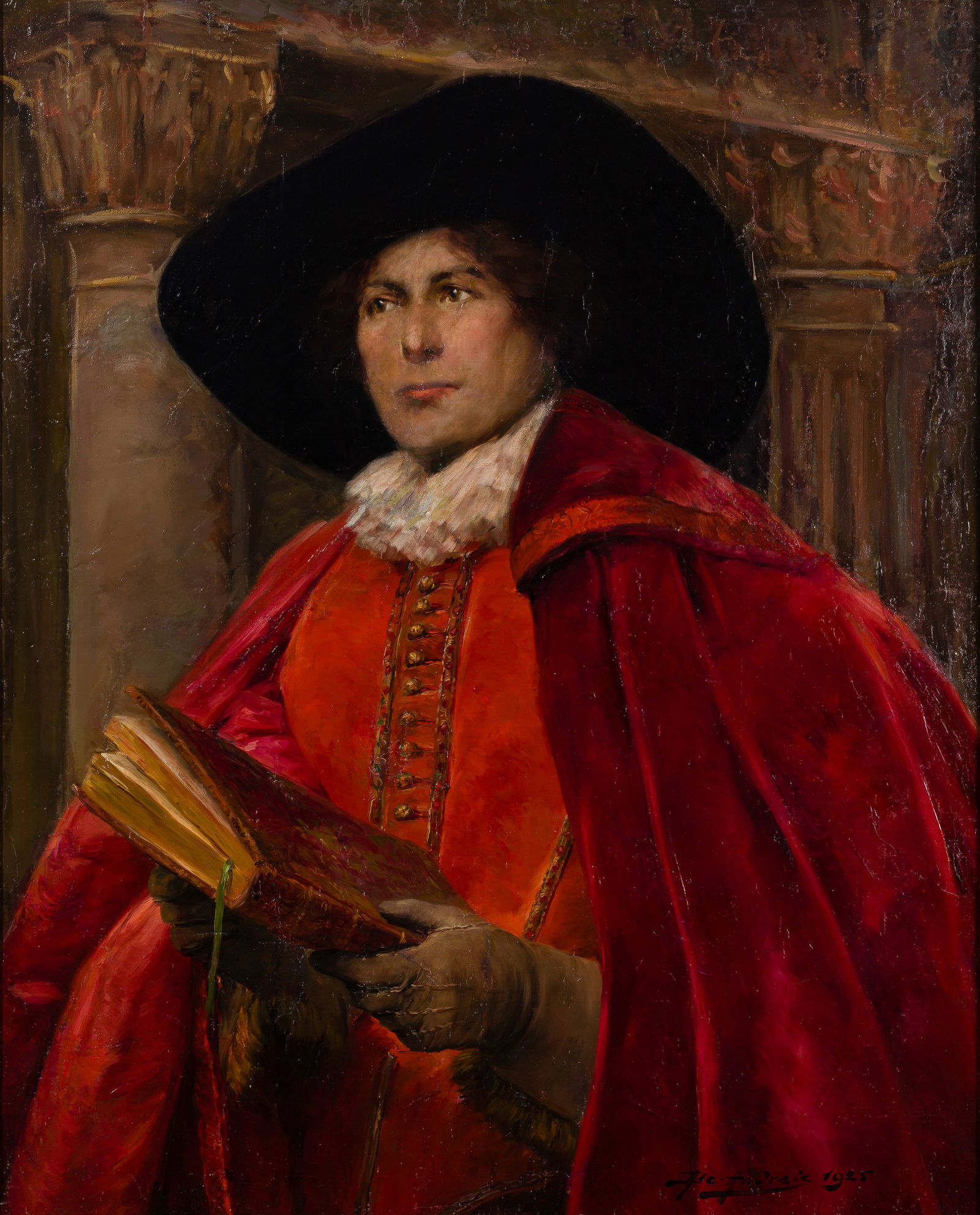 Alex De Andreis (Belgian, 1871-1939) Oil on Canvas (1 of 8)