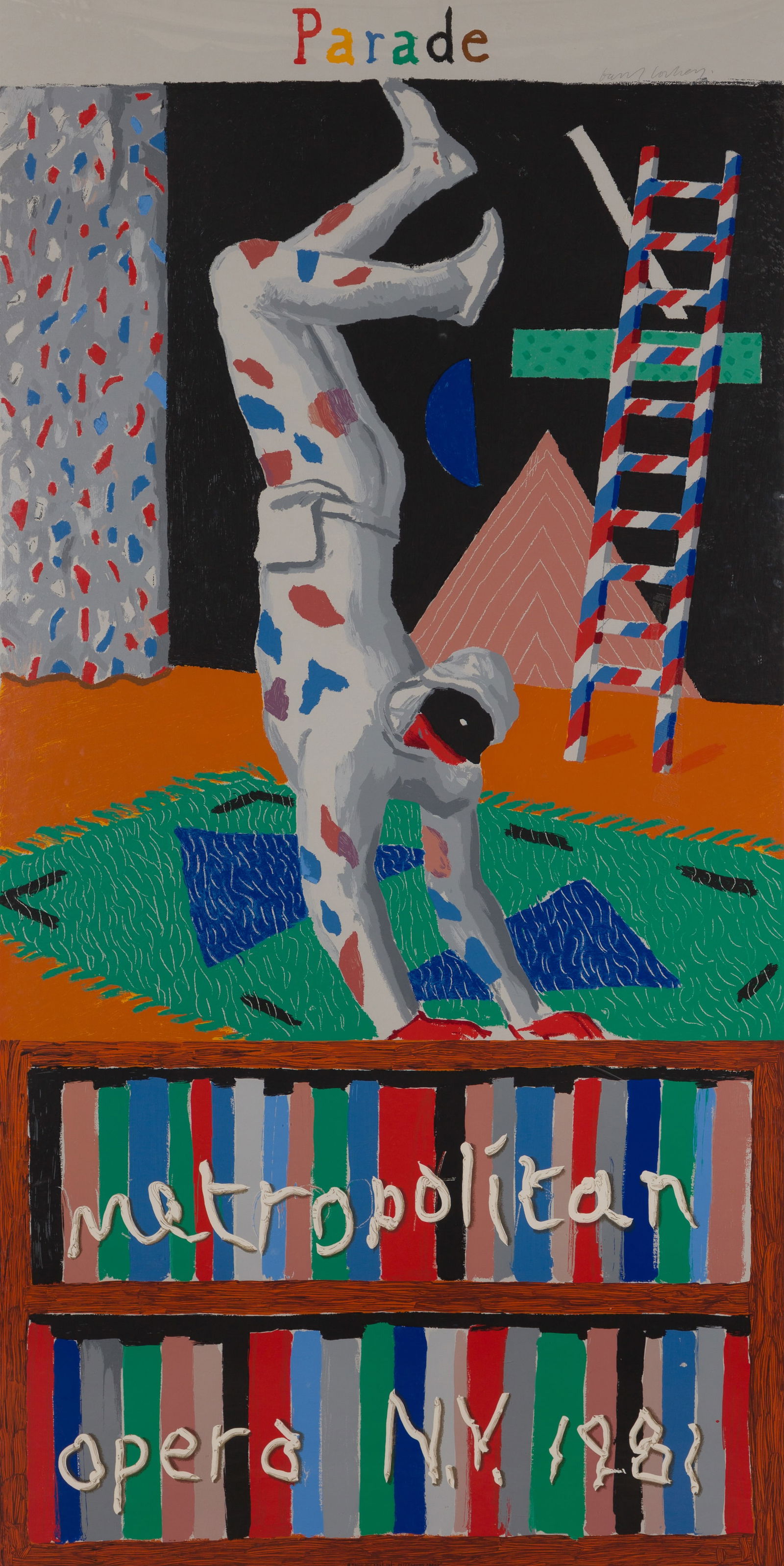 David Hockney (British, b.1937) 'Parade' Poster (1 of 3)