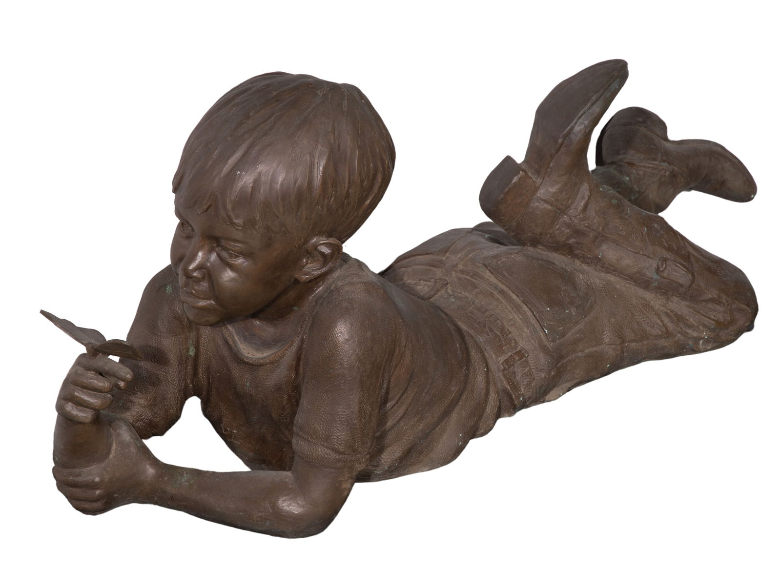 Dan L. Hill (American, 1929-2021) 'Butterfly Roundup' Bronze Sculpture (1 of 4)