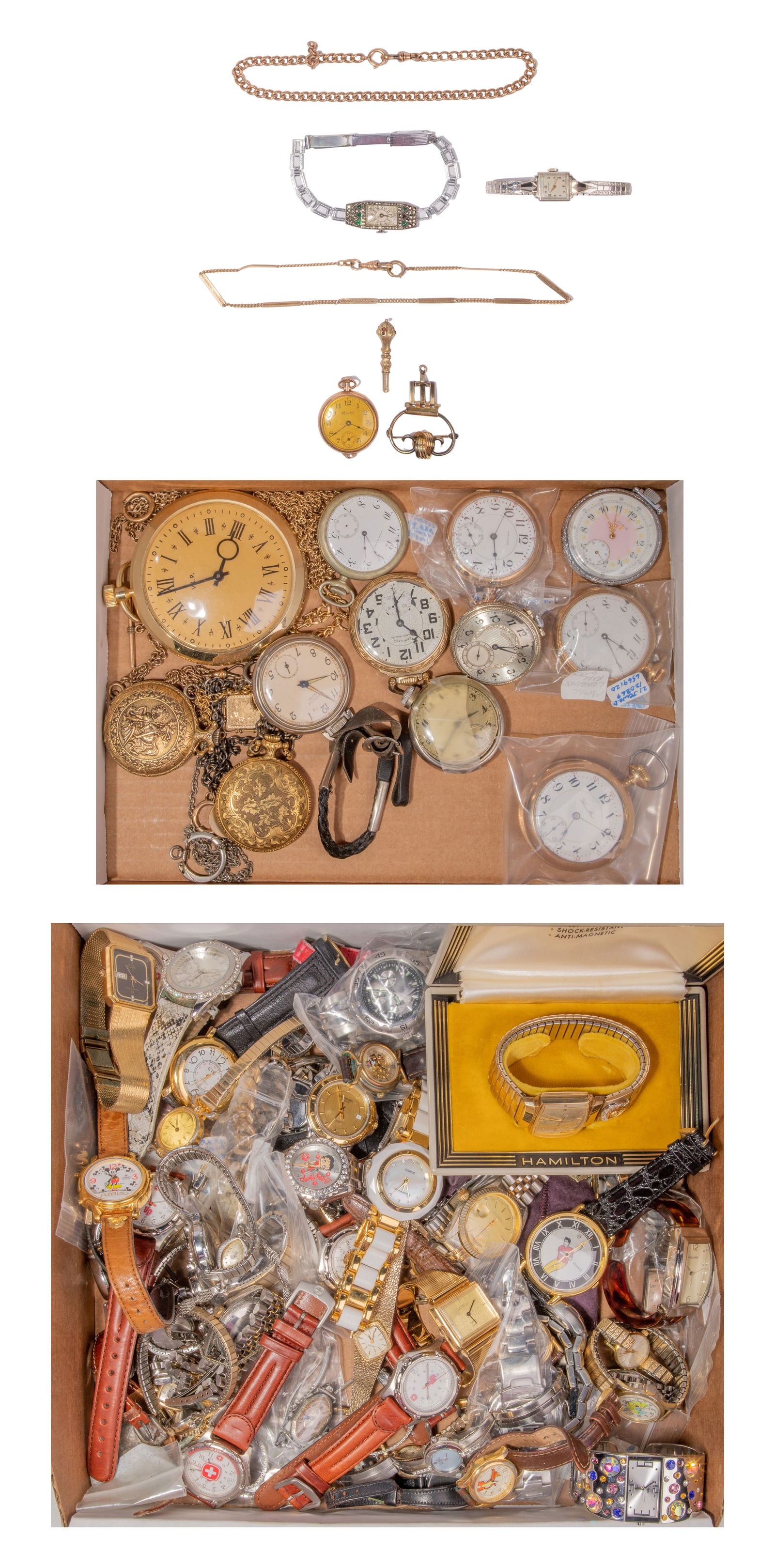 Pocket Watch and Wristwatch Assortment (1 of 6)