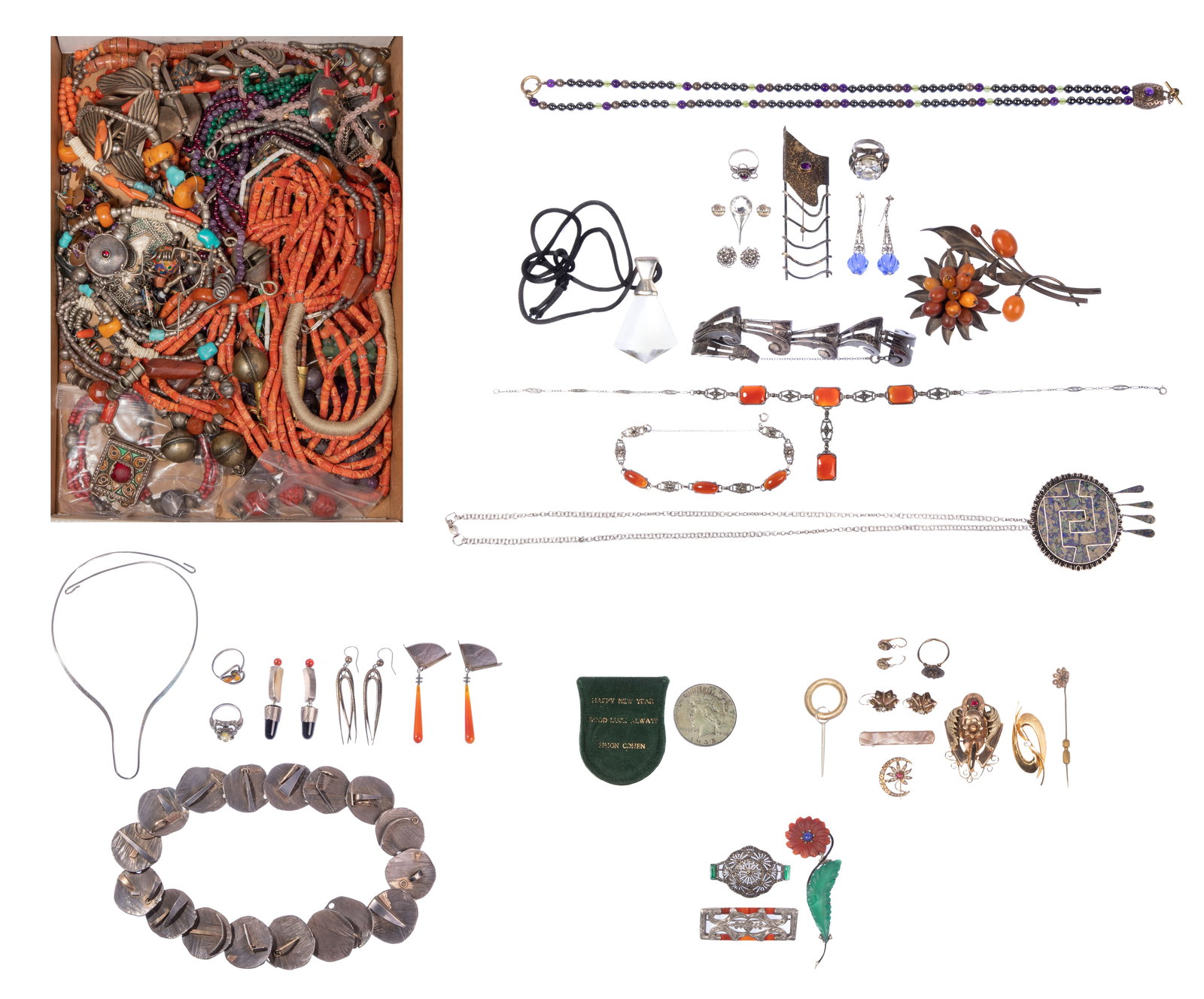 Modernist Sterling Silver Jewelry Assortment (1 of 8)