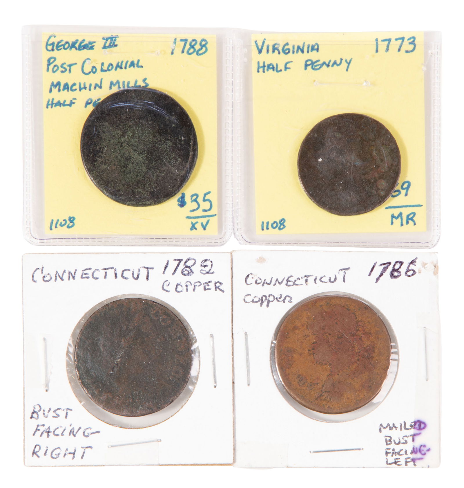 Colonial Coin Assortment (1 of 2)