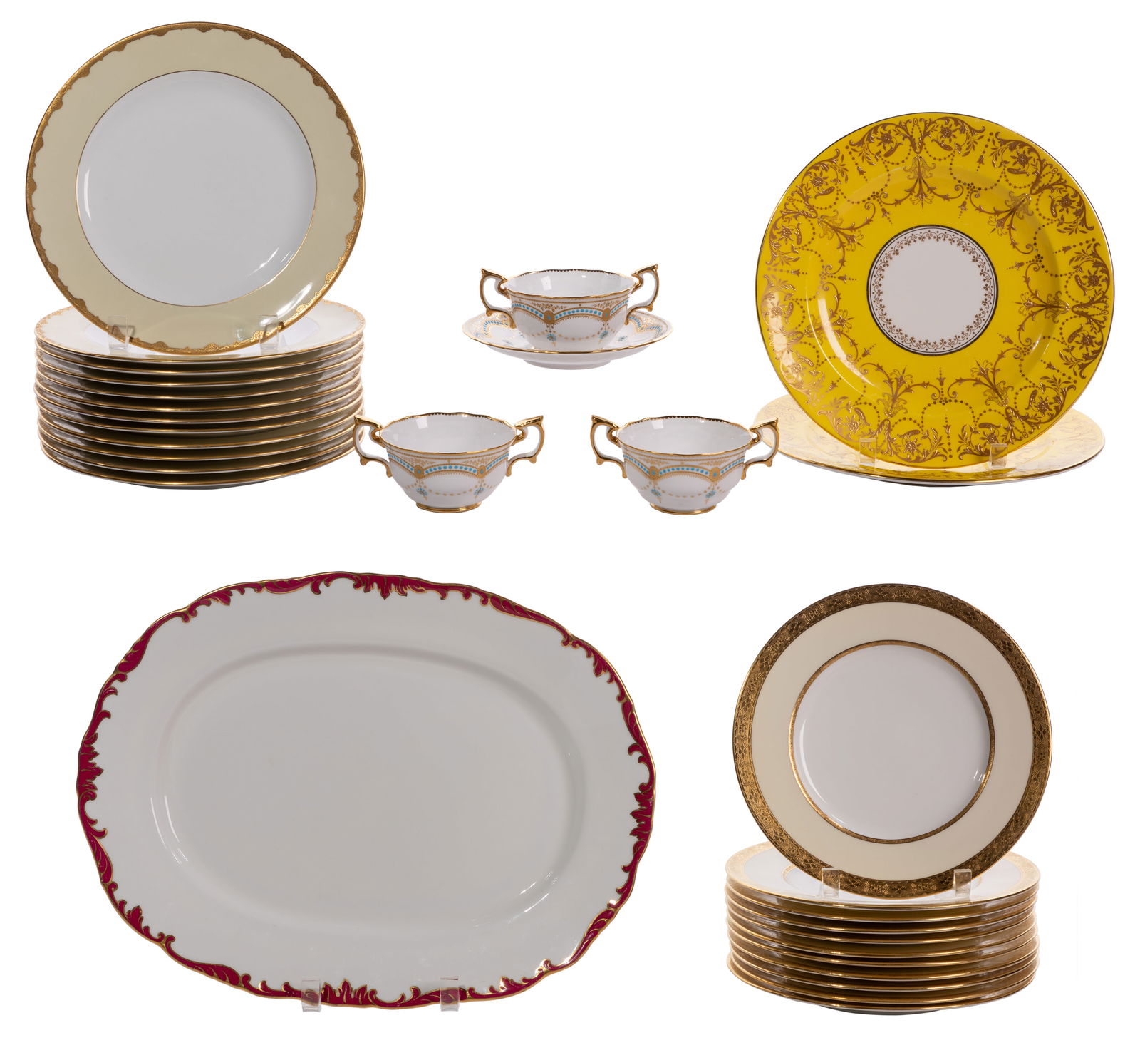 Porcelain Tableware Assortment (1 of 2)