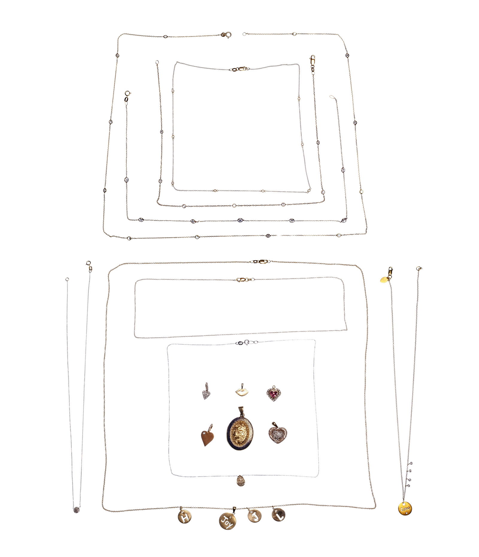 14k Yellow Gold Necklace and Pendant Assortment (1 of 1)