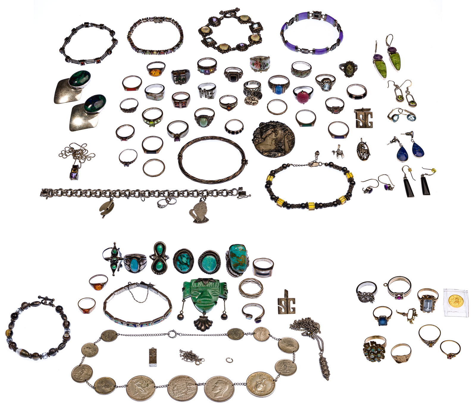 Gold and Sterling Silver Jewelry Assortment (1 of 1)