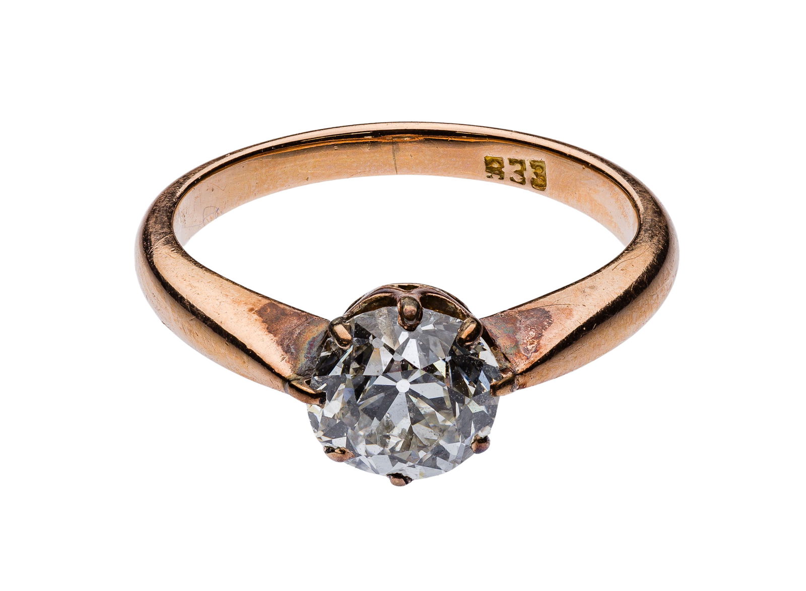 14k Rose Gold and Diamond Ring (1 of 3)