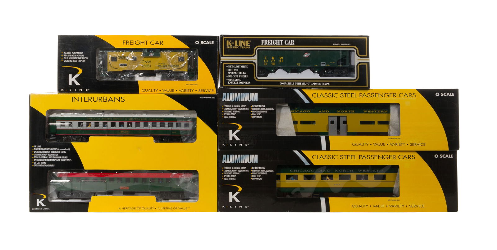 K-Line Model Train O Scale Assortment (1 of 2)