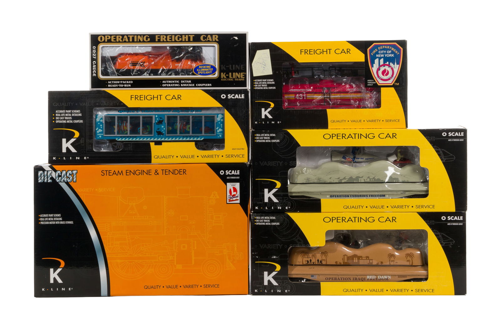 Kline Model Train O Scale Assortment Auction