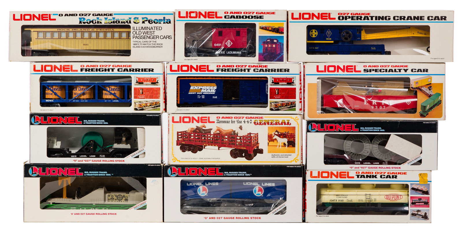Lionel Model Train O and O-27 Scale Assortment (1 of 2)