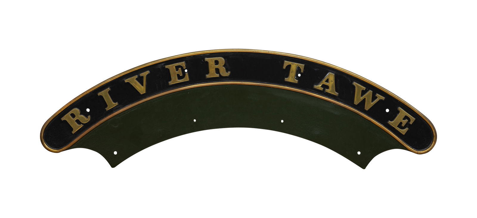 Nameplate RIVER TAWE 4-4-0 GWR Bulldog Class (1 of 2)