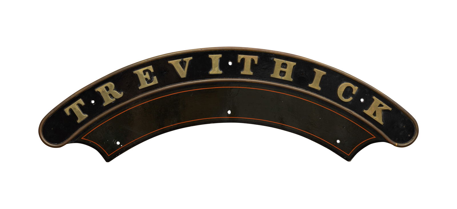 Nameplate TREVITHICK 4-4-0 GWR Duke Class (1 of 2)