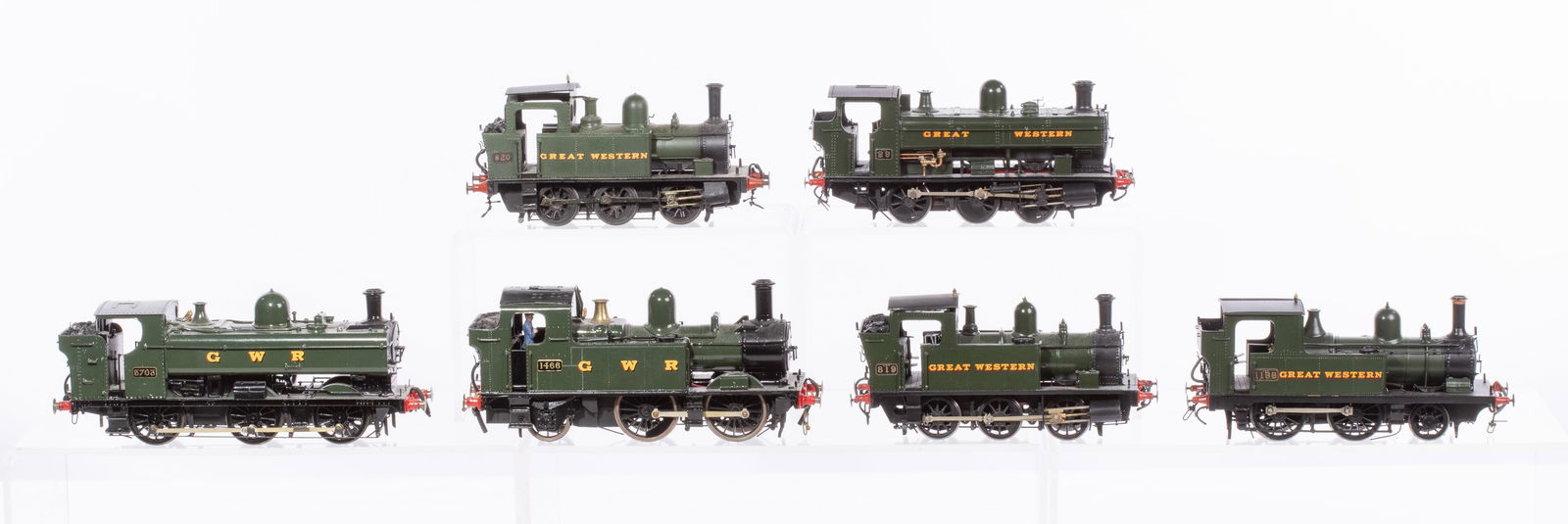 Model Train O Scale Great Western Railways Locomotive Assortment (1 of 2)