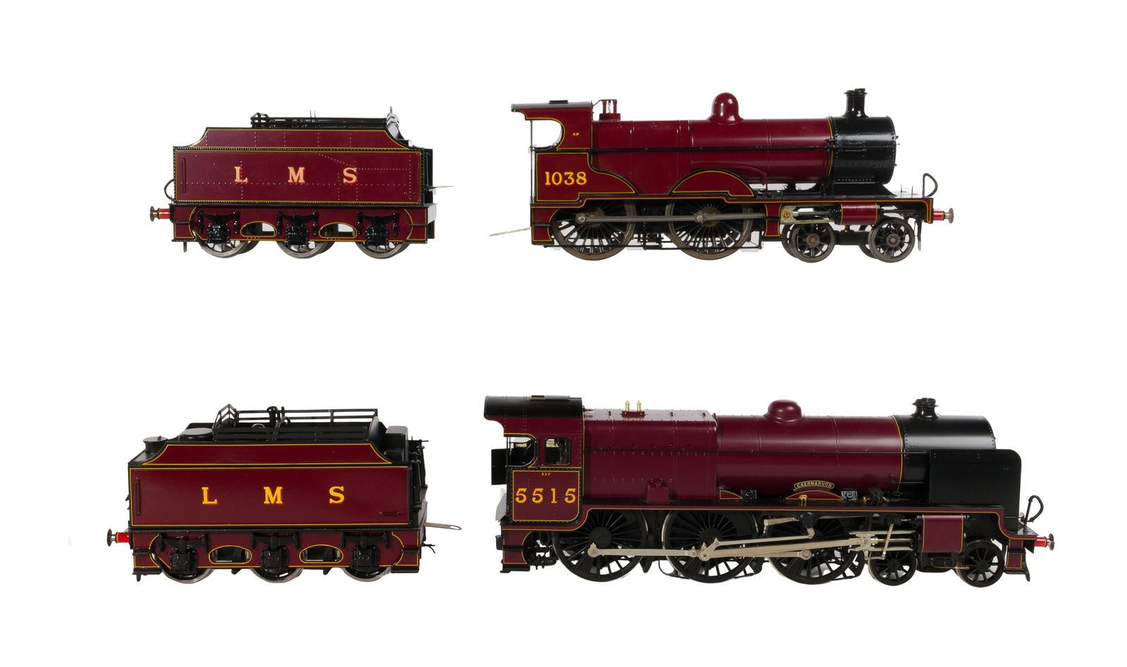 Model Train O Scale Locomotive and Tender Assortment (1 of 3)
