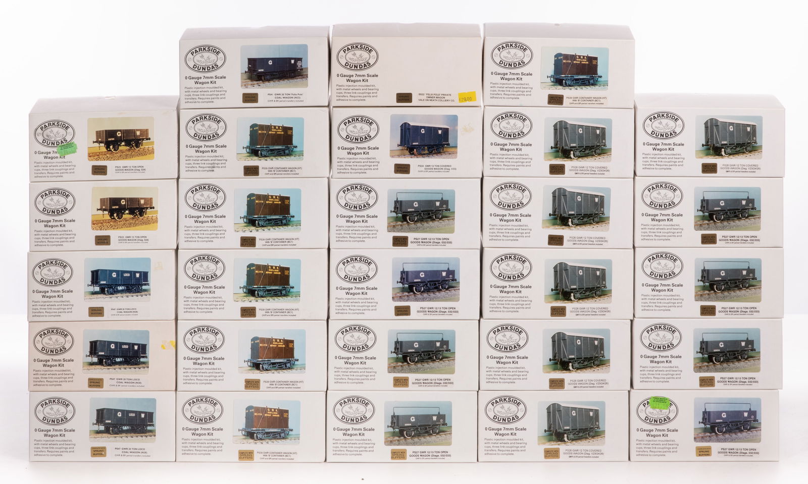 Parkside Dundas UK Model Train O Scale Car Kit Assortment (1 of 1)