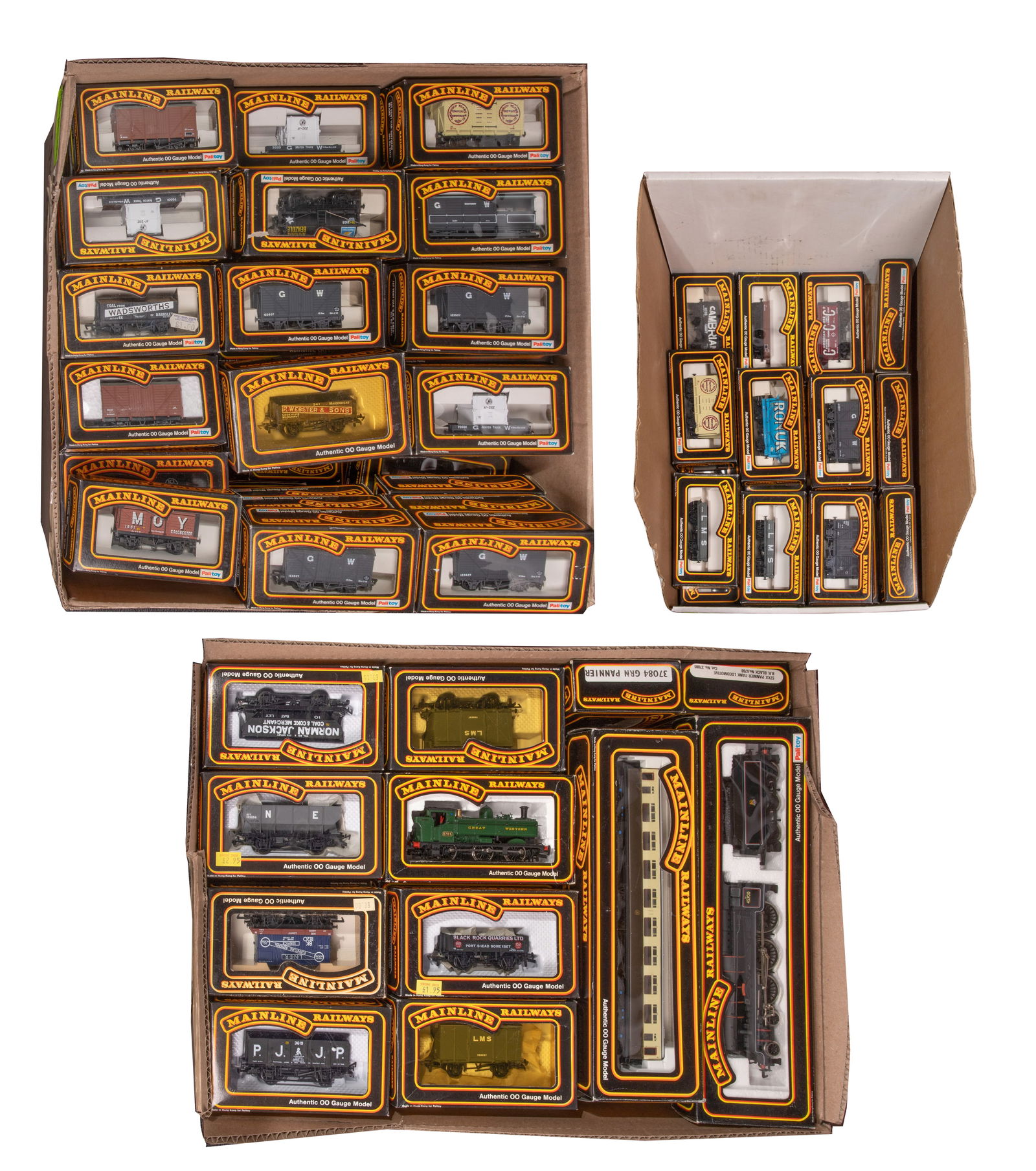 Mainline Model Train OO Scale Assortment (1 of 4)