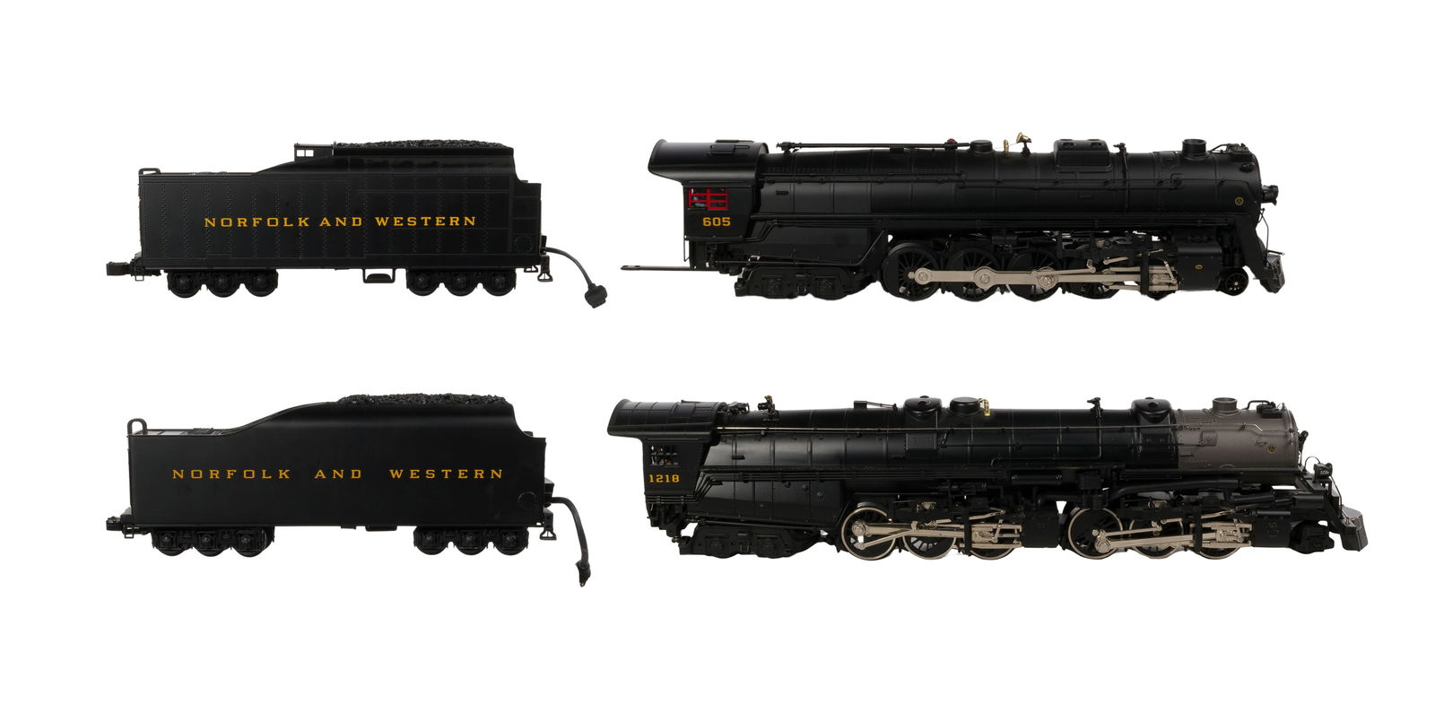 MTH Model Train O Scale Steam Locomotives with Tenders (1 of 2)
