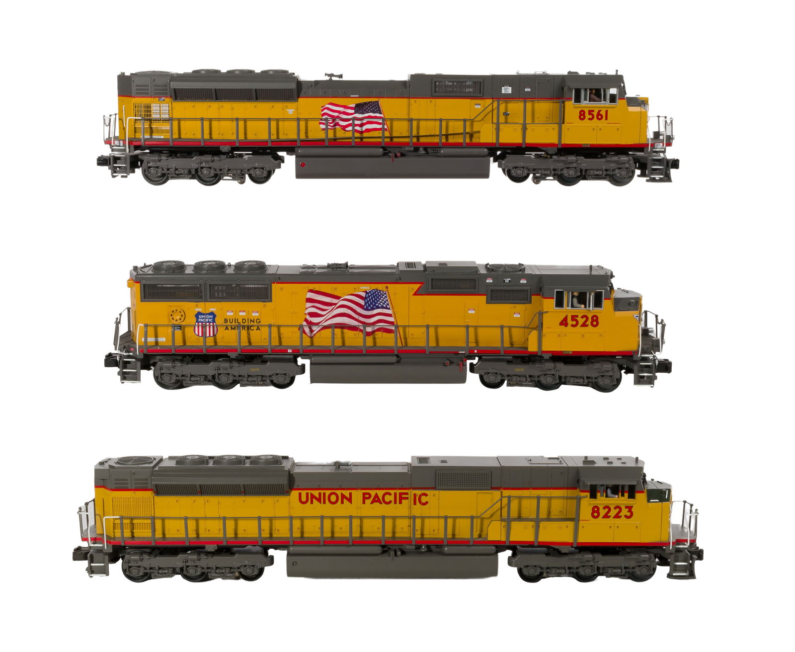 MTH Model Train O Scale Union Pacific Locomotive Assortment (1 of 2)