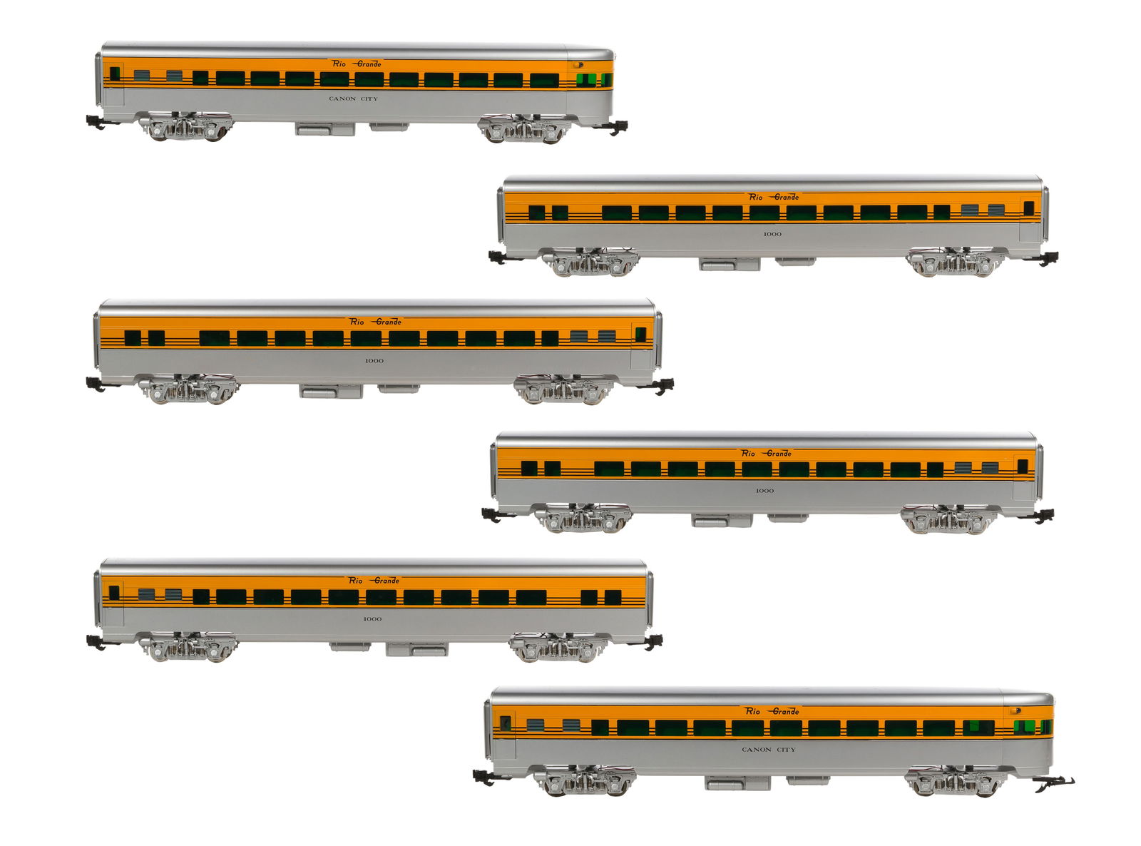 Aristo-Craft Model Train G Scale Rio Grande Coach Car Assortment (1 of 2)
