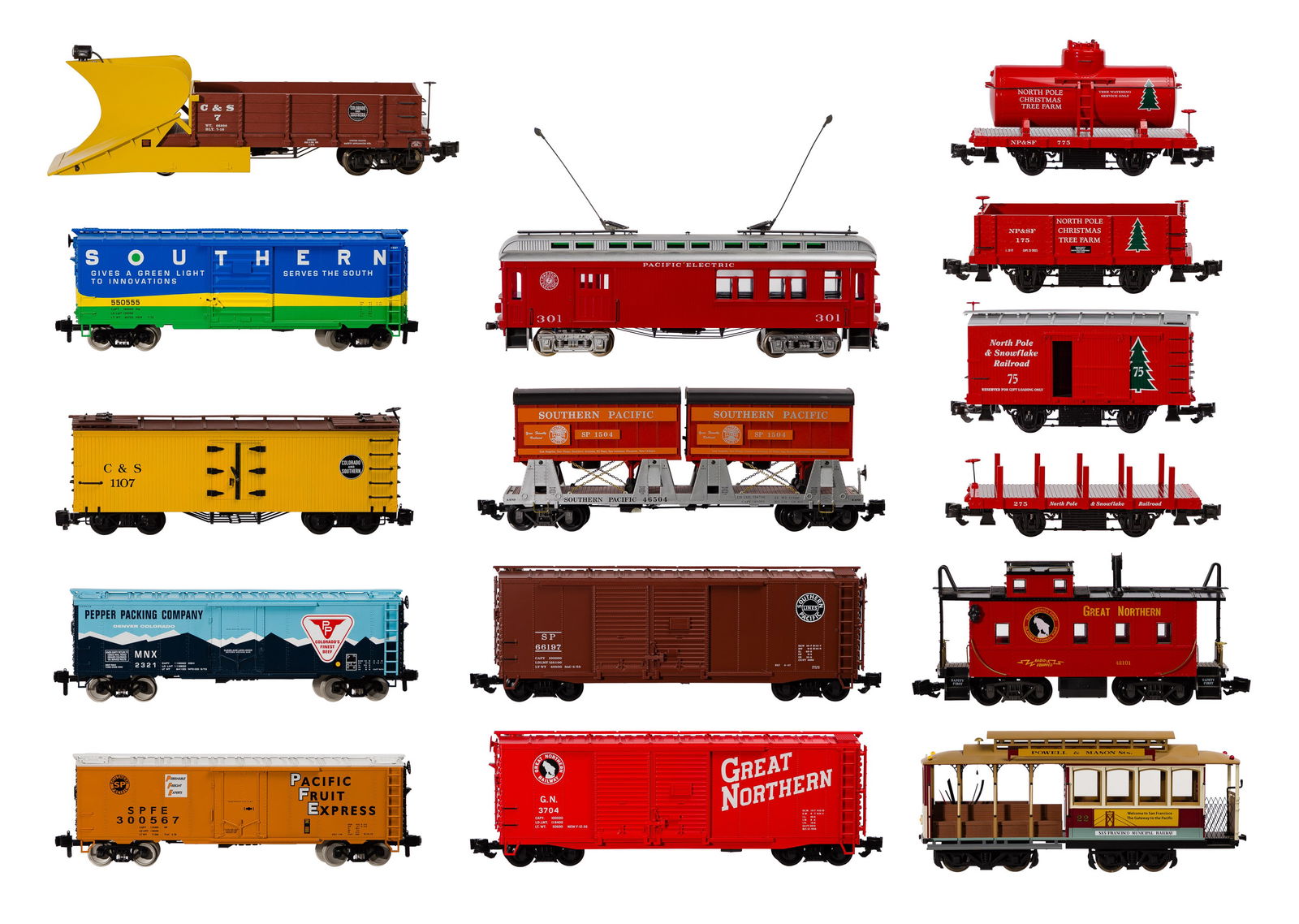 Model Train G Scale Car Assortment (1 of 1)