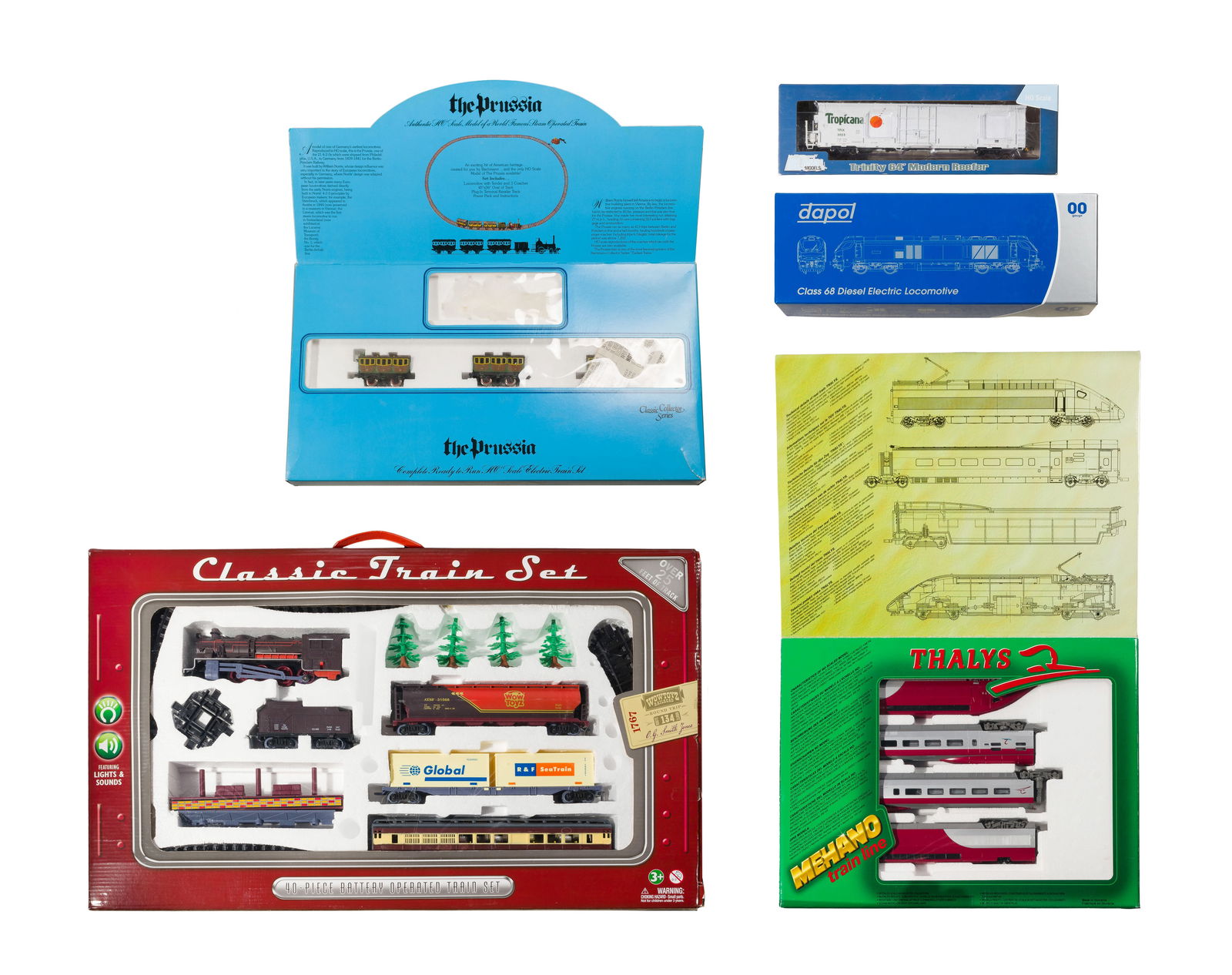 Model Train HO Scale Assortment (1 of 1)