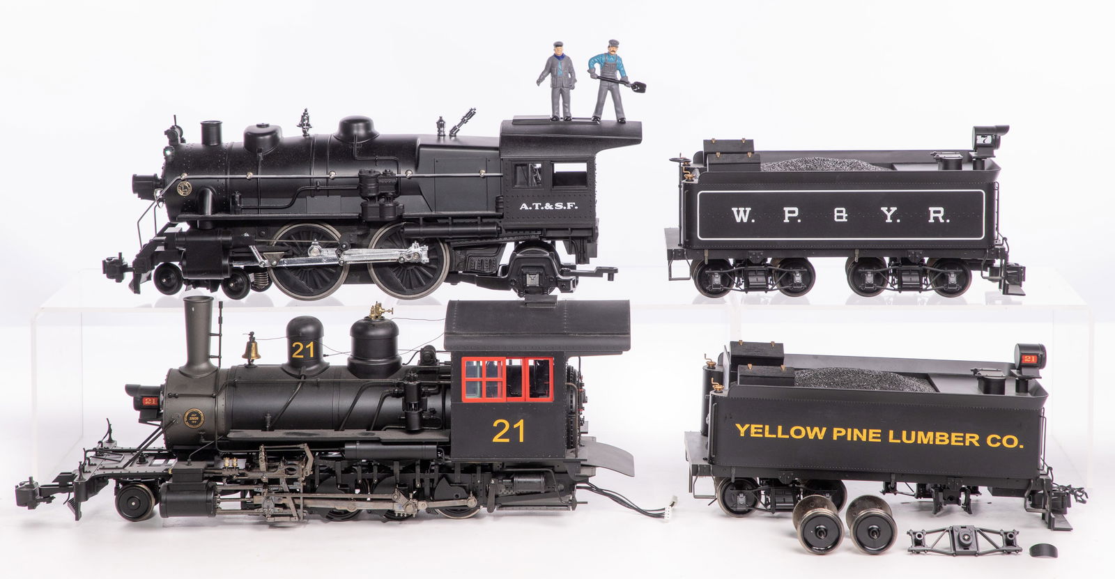 Model Train G Scale Locomotive and Tender Assortment (1 of 3)
