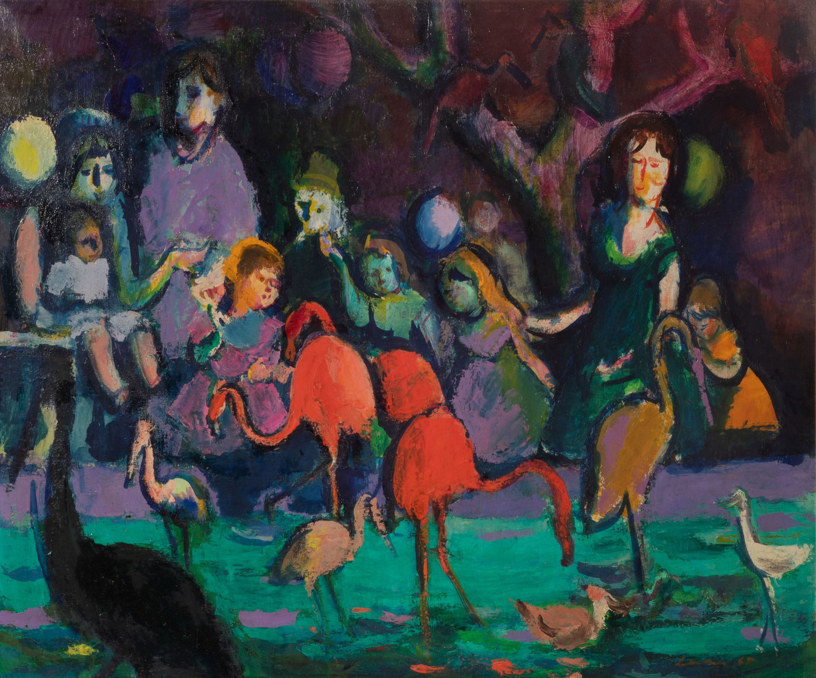 Gustav Likan (Yugoslavian, 1912-1998) Oil on Canvas (1 of 4)