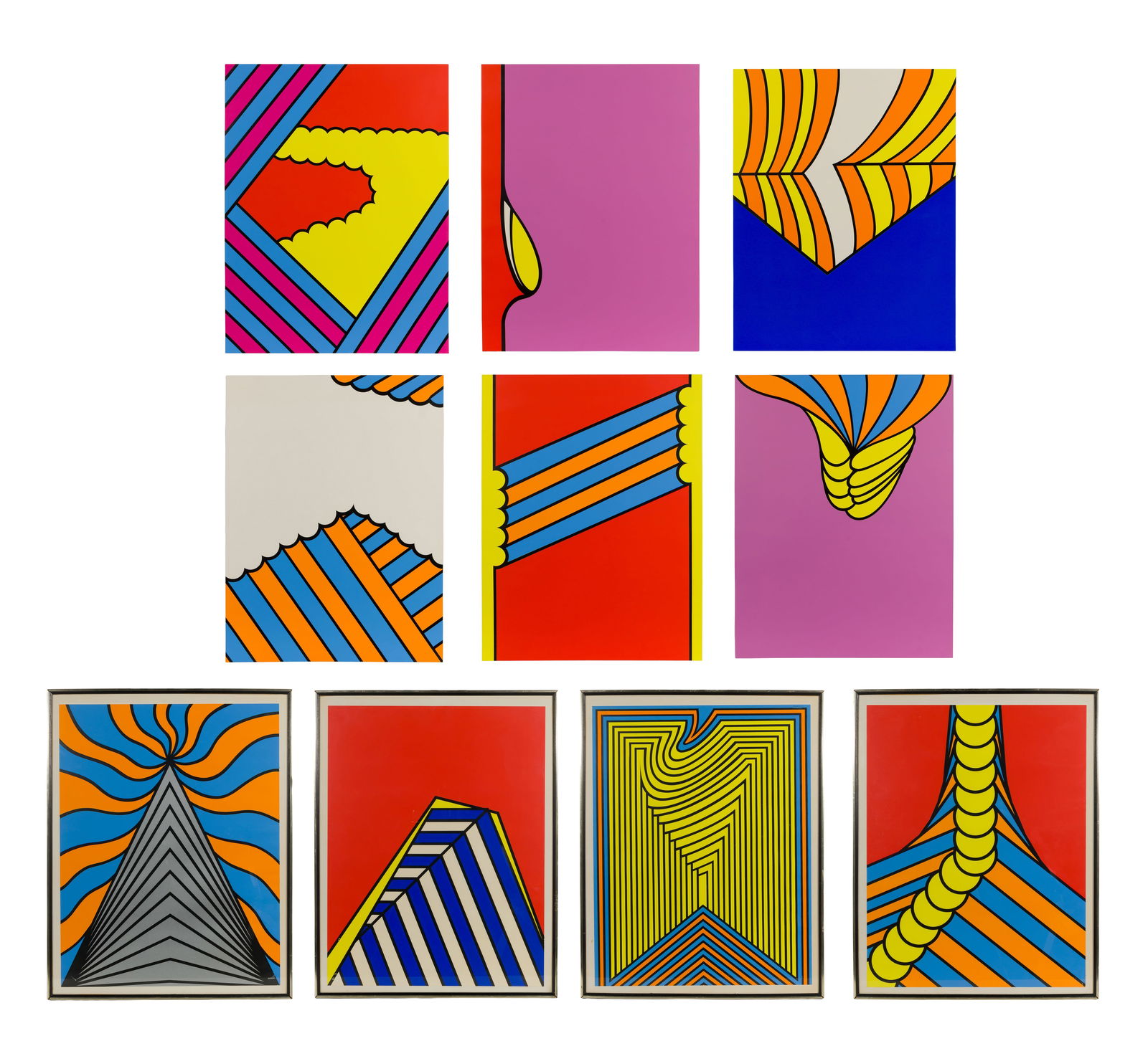 Nicholas Krushenick (American, 1929-1999) Serigraph Assortment (1 of 6)