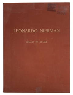 Leonardo Nierman (Mexican, b.1932) 'Sound of Color' Portfolio: Leonardo Nierman (Mexican, b.1932) 'Sound of Color' Portfolio 1976, (7) lithographs, each pencil signed lower right, #48/250 lower left and having violin bow blindstamp at center lower margin, each in