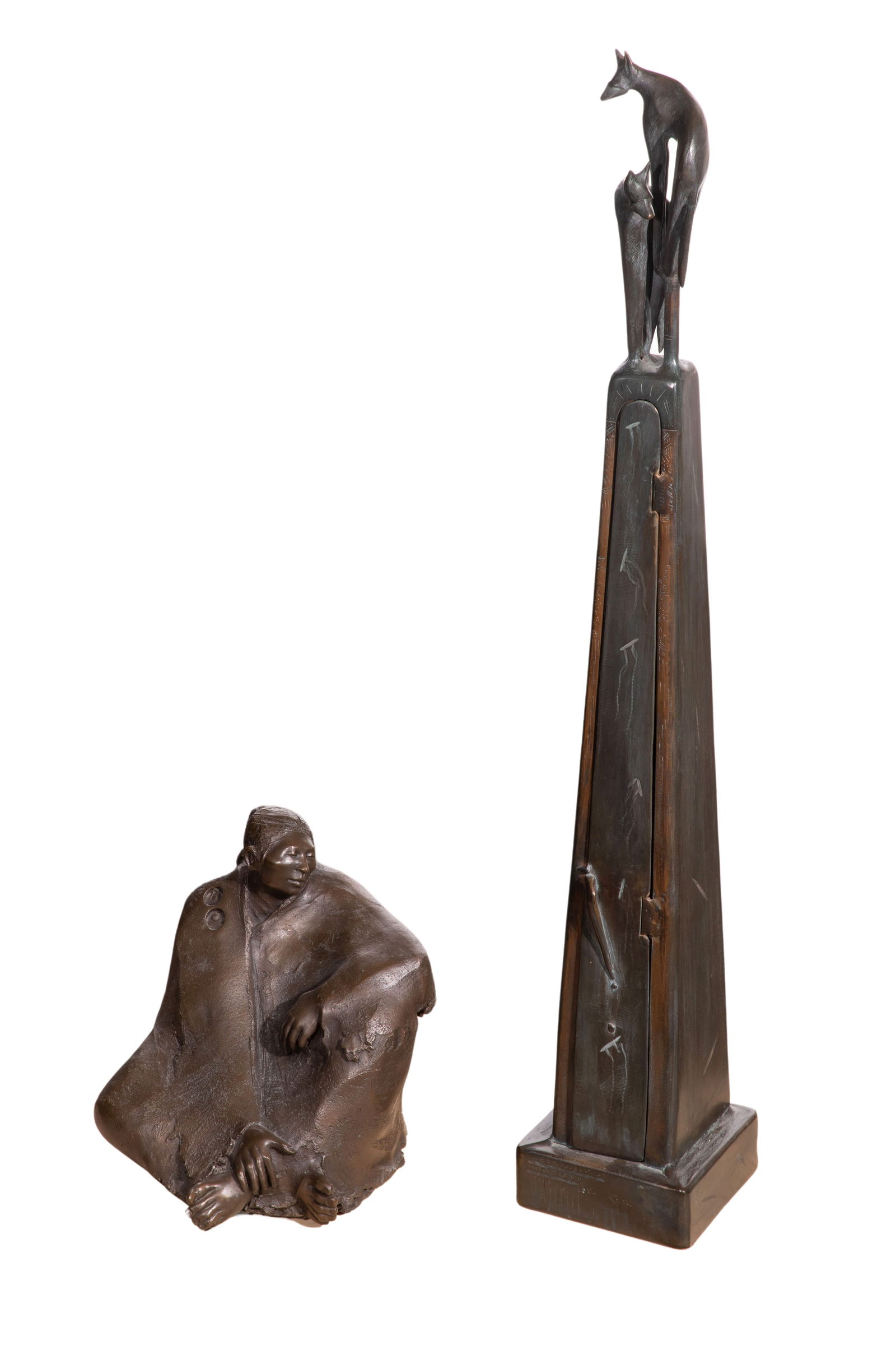 Jean Juhlin (American, b.1931) and Jack Mclean (American, 1953-2017) Bronze Sculptures (1 of 5)