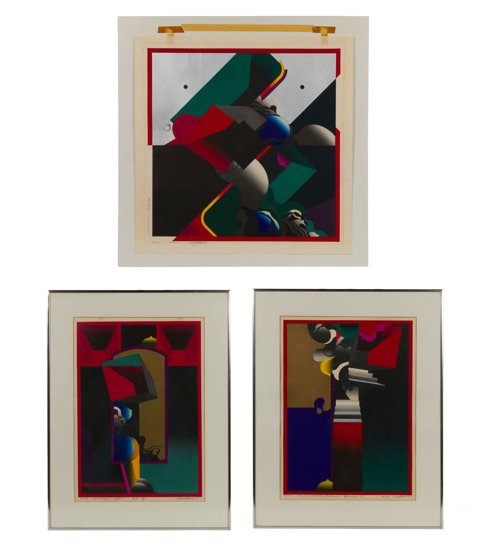 Akira Kurosaki (Japanese, 1937-2019) Woodblock Print Assortment (1 of 1)