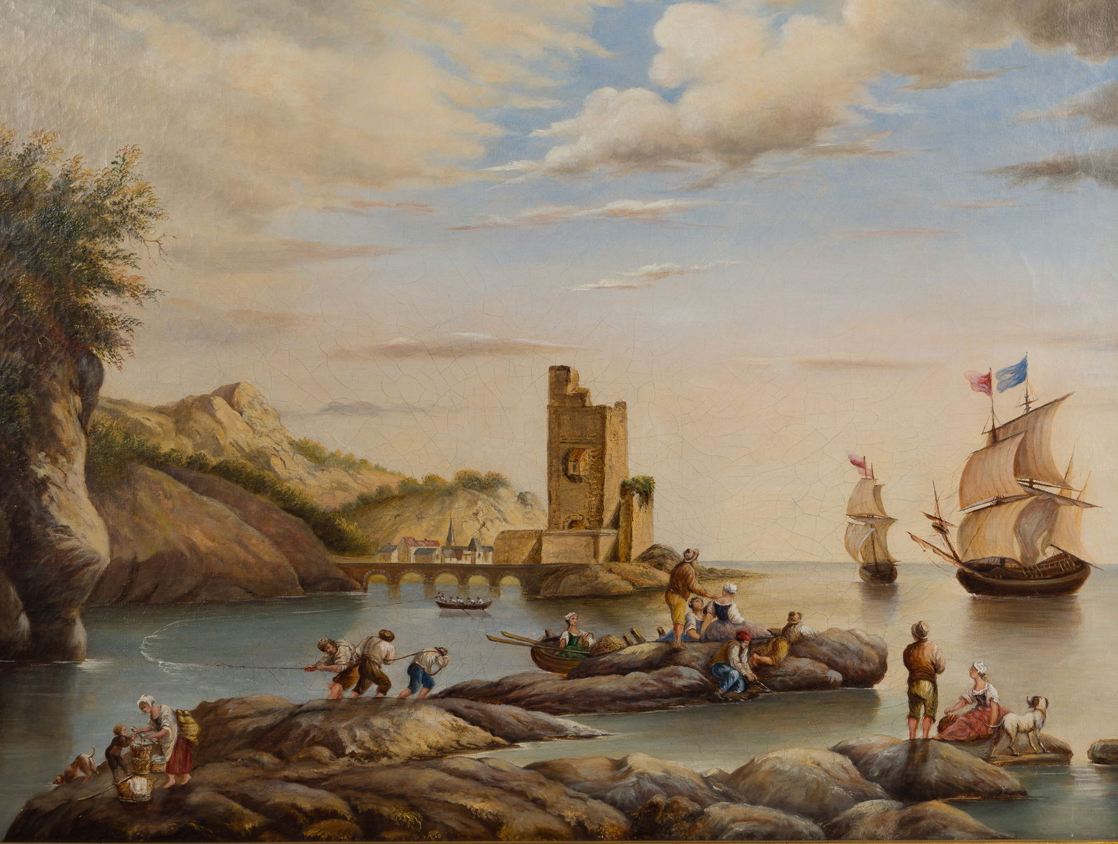 Unknown Artist (French School, 20th Century) Oil on Canvas (1 of 3)