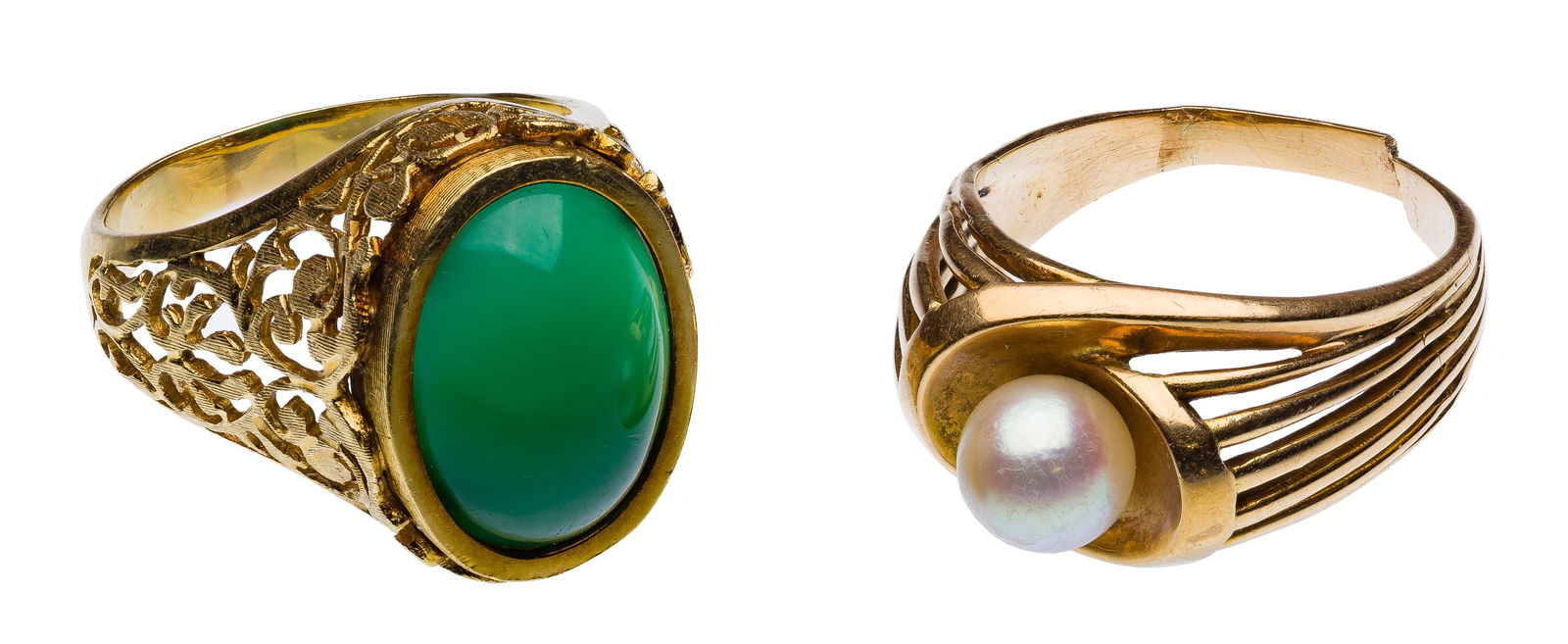 18k Yellow Gold Rings (1 of 2)