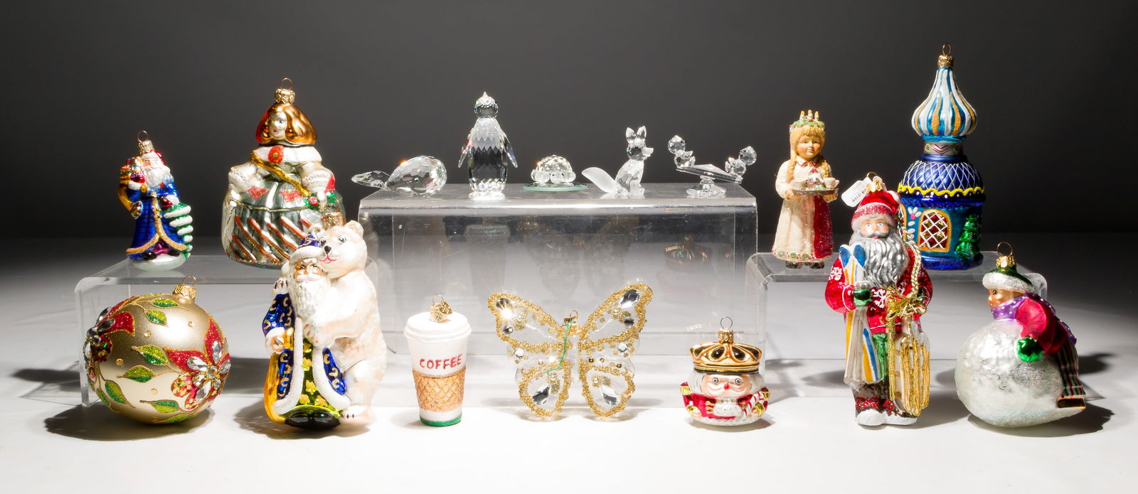 Swarovski Figurine and Christopher Radko Ornament Assortment (1 of 2)