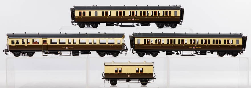 Lawrence Scale Models Model Train O Scale Passenger Car Assortment: Lawrence Scale Models Model Train O Scale Passenger Car Assortment (4) items including a #178 dated 1987, a #4889 dated 1987, a #6517 dated 1987 and a #504 dated 1989, all having applied Lawrence tags