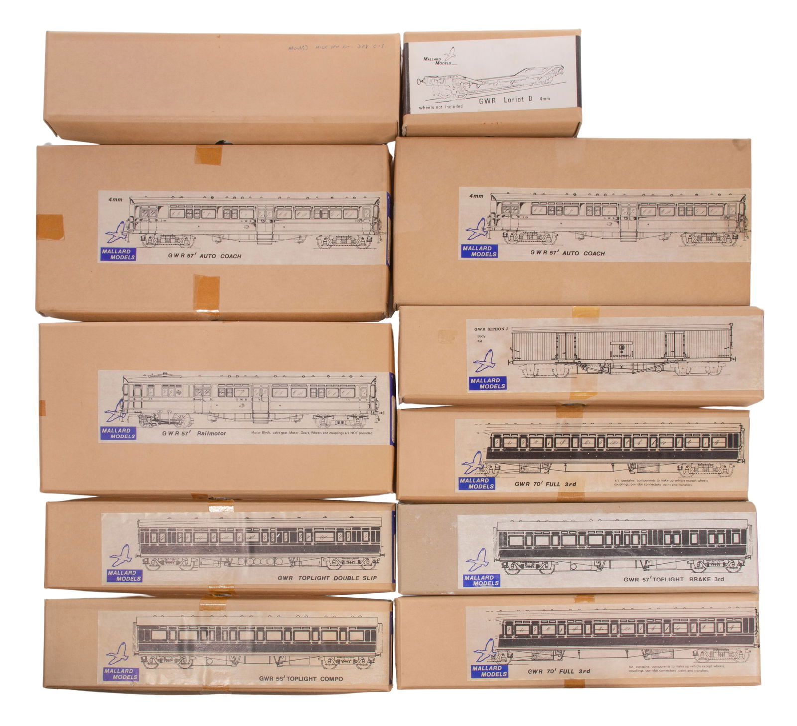 Mallard Model Train OO Scale UK GRW Kit Assortment (1 of 3)