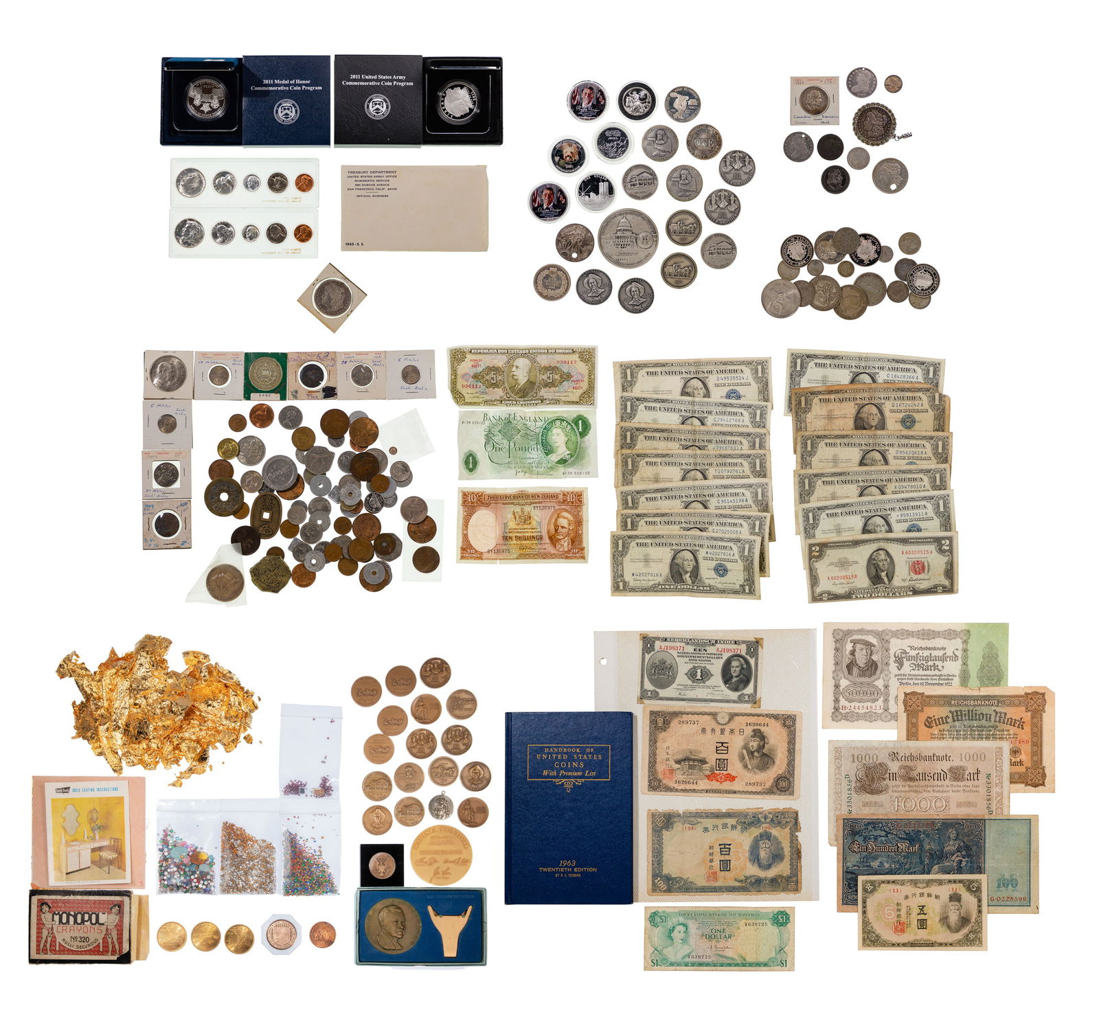 Coin, Token and Foreign Currency Assortment (1 of 4)