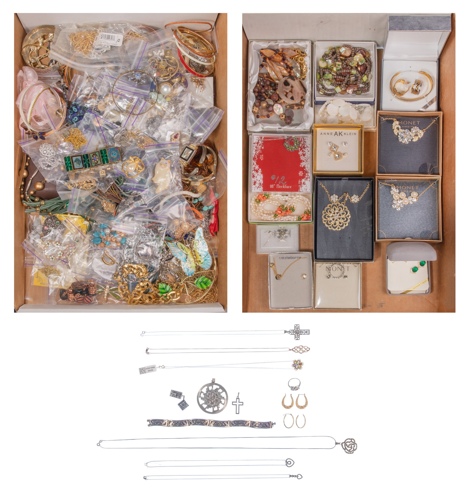 Gold, Sterling Silver and Costume Jewelry Assortment (1 of 4)