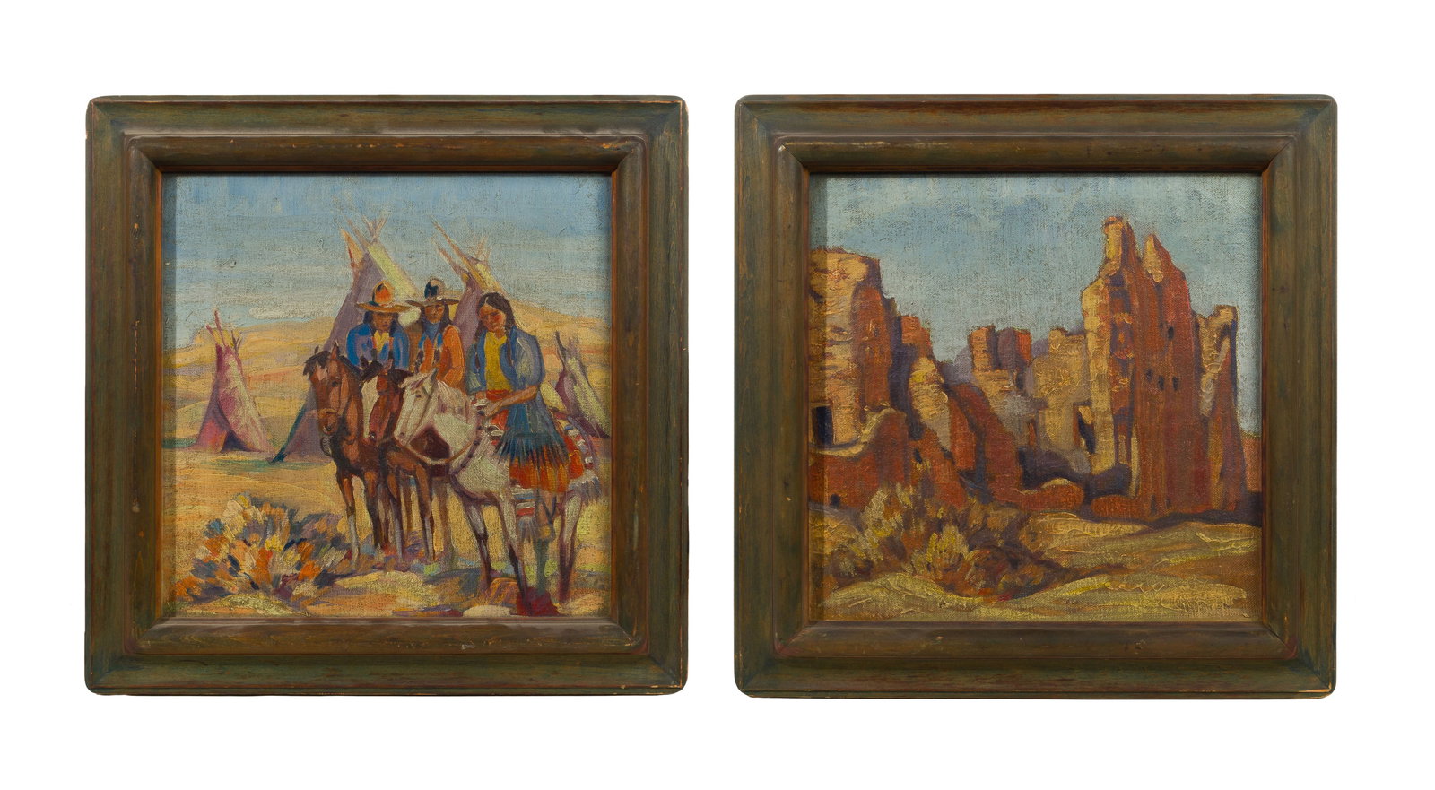 Warren Rollins (American, 1861-1962) Oils on Canvas (1 of 5)