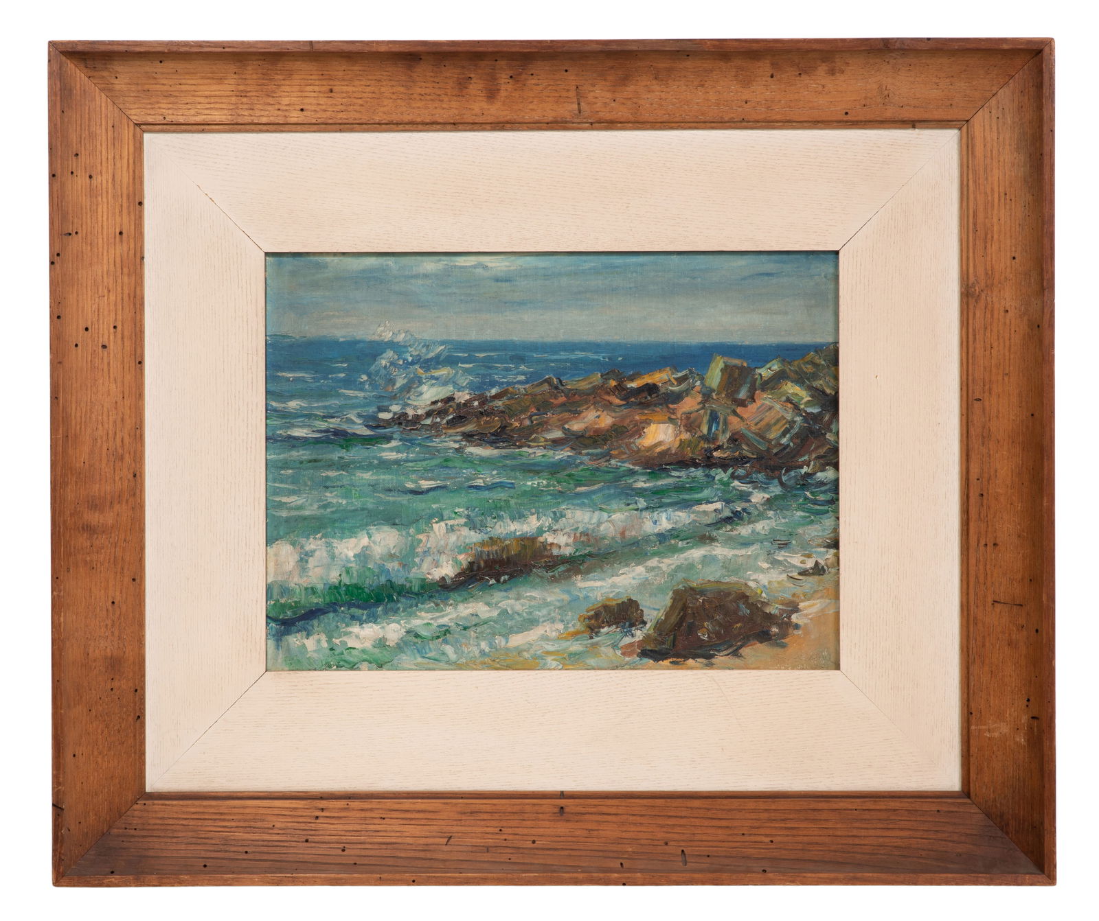 Alois Lecoque (Czech, 1891-1981) 'Capri' Oil on Board (1 of 3)