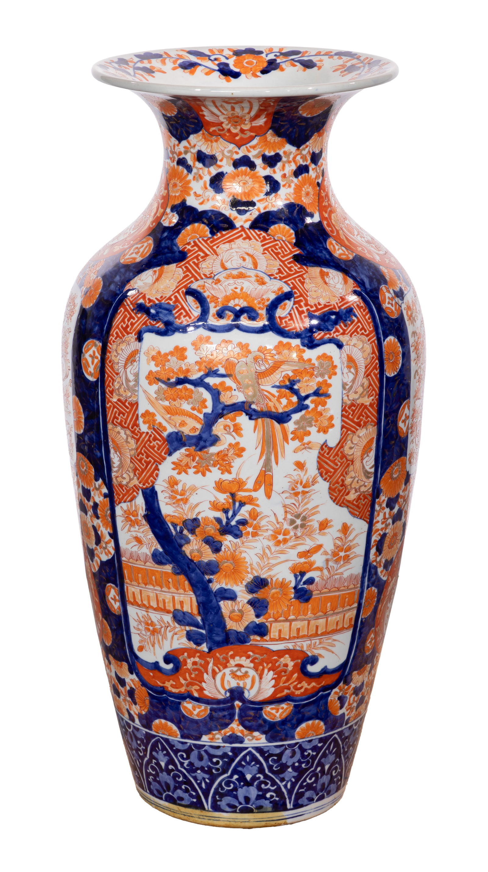 Japanese Imari Style Porcelain Floor Vase (1 of 7)