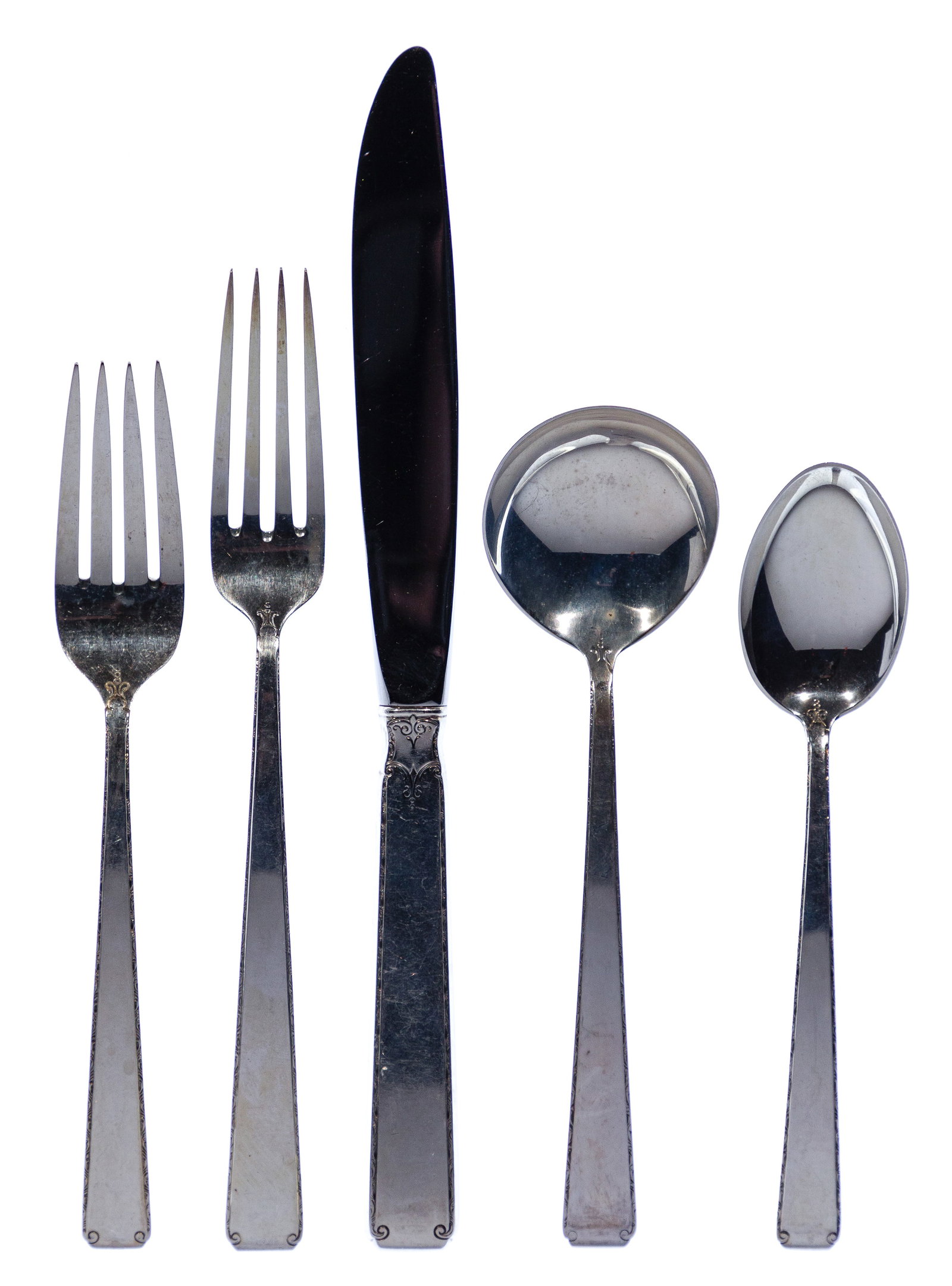 Towle Old Lace Sterling Silver Flatware Service (1 of 11)