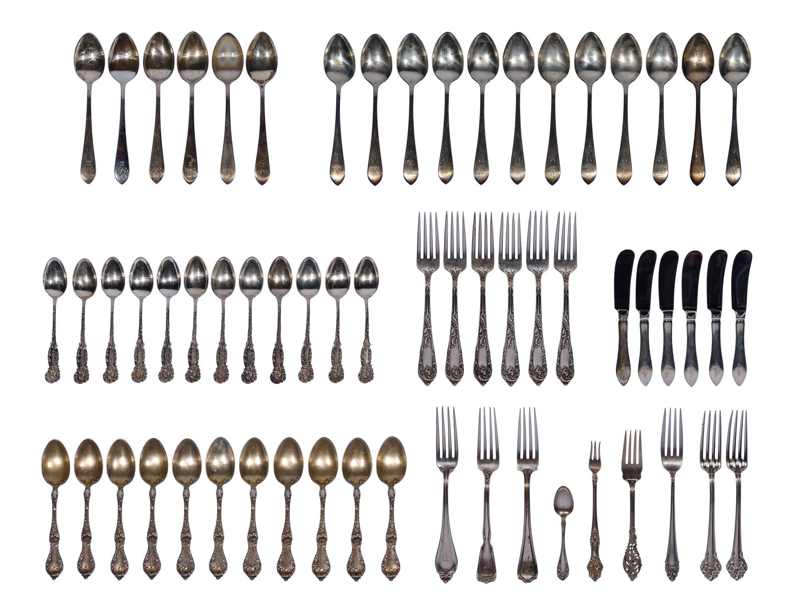 Reed and Barton Sterling Silver Flatware Assortment (1 of 1)