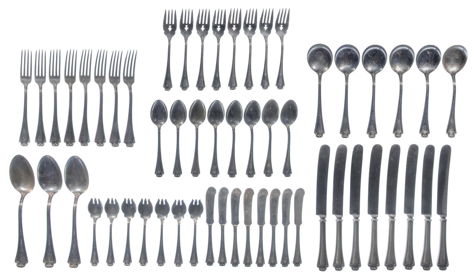 Reed & Barton Sterling Silver Flatware Service (1 of 9)