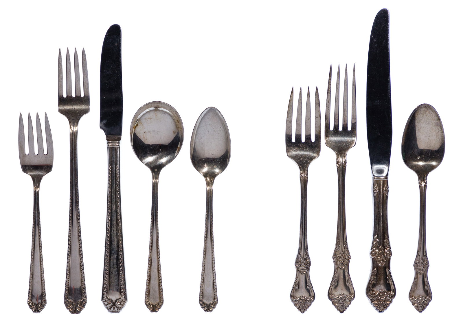 National Silver Co. Shirley Sterling Silver Flatware Assortment (1 of 13)