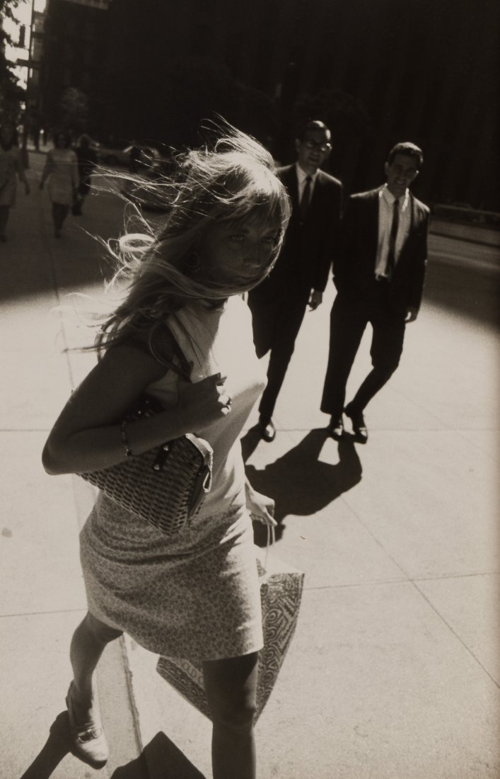 Garry Winogrand (American, 1928-1984) "New York" Gelatin Silver Print (1 of 3)