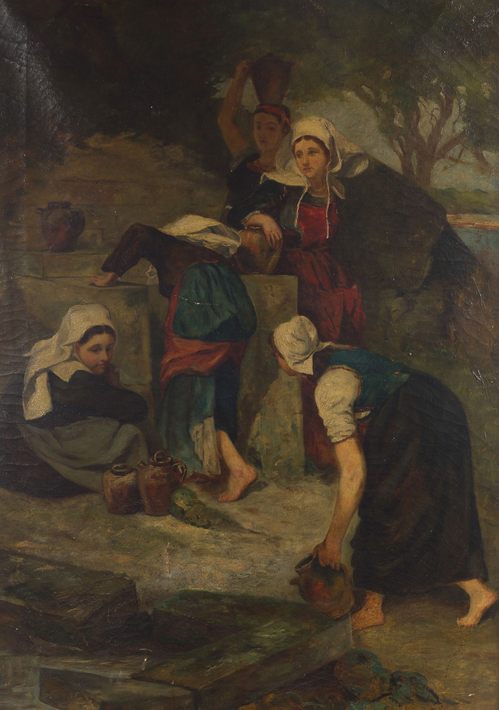 Jules Breton (French, 1827-1906) Oil on Canvas (1 of 8)